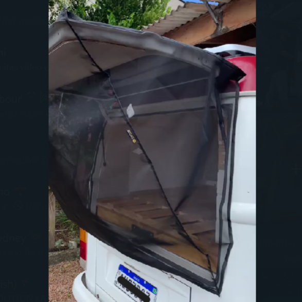Volkswagen Kombi 1997-2013 -Tela Mosquiteira para Porta-malas