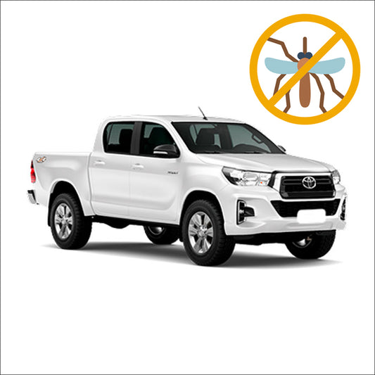 Toyota Hilux 2020-2023 - Tela Mosquiteira para Janelas Dianteiras